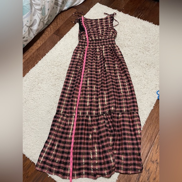 Vince Camuto Pucker Plaid Maxi Dress - Picture 6 of 6